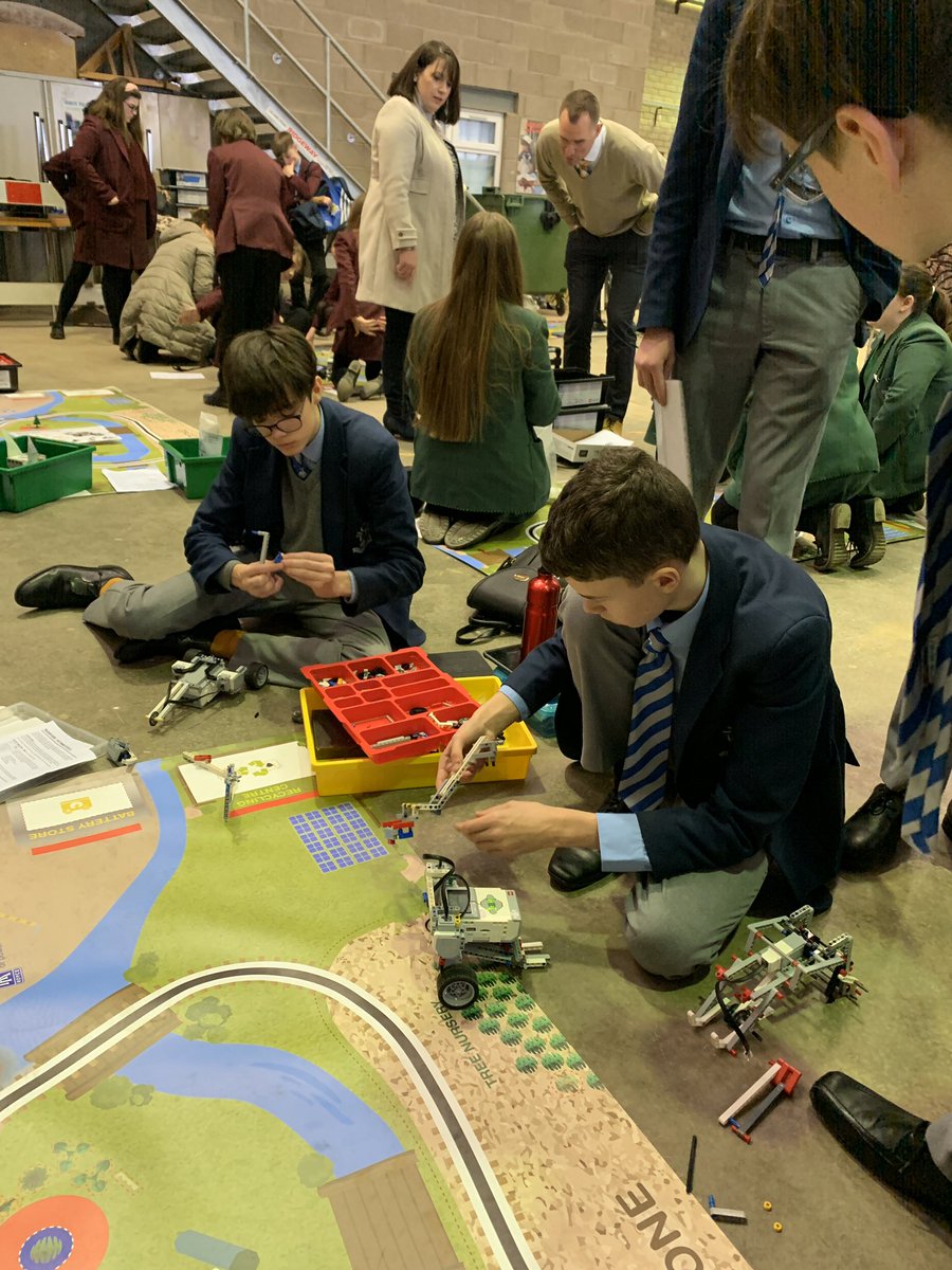 TandD_VHC's tweet photo. Our fantastic @st_colmans ‘VHC EV3’ team competing in the @Tomorrows_Eng Robotics Challenge Regional final today @citbni with @SentinusNI and @raisingrobots #TERobotics https://t.co/VM96FcfRPR