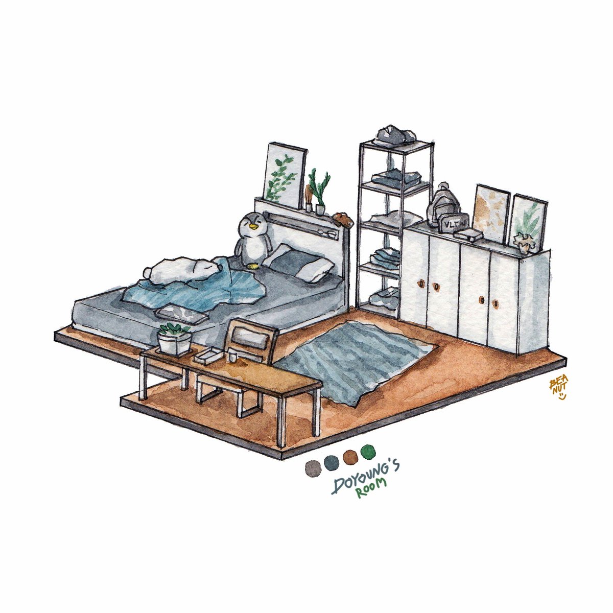 nnaliall's tweet photo. - Bedroom 🌵

#NCT #NCT127 #NCTFanart https://t.co/62ROvfh6SK