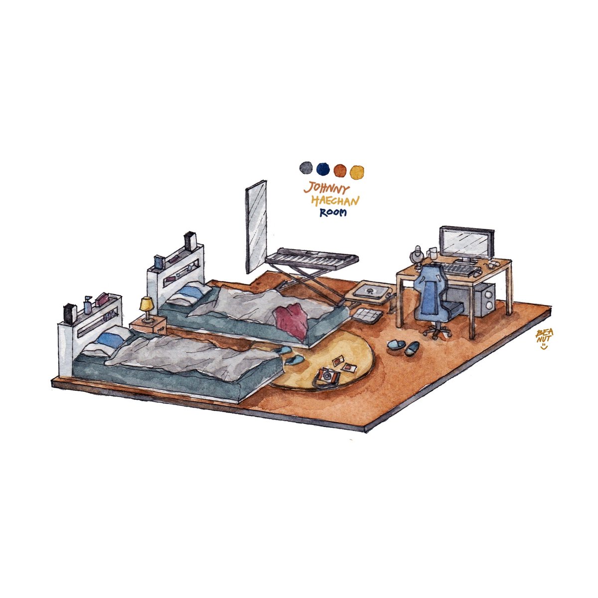 nnaliall's tweet photo. - Bedroom 🌵

#NCT #NCT127 #NCTFanart https://t.co/62ROvfh6SK