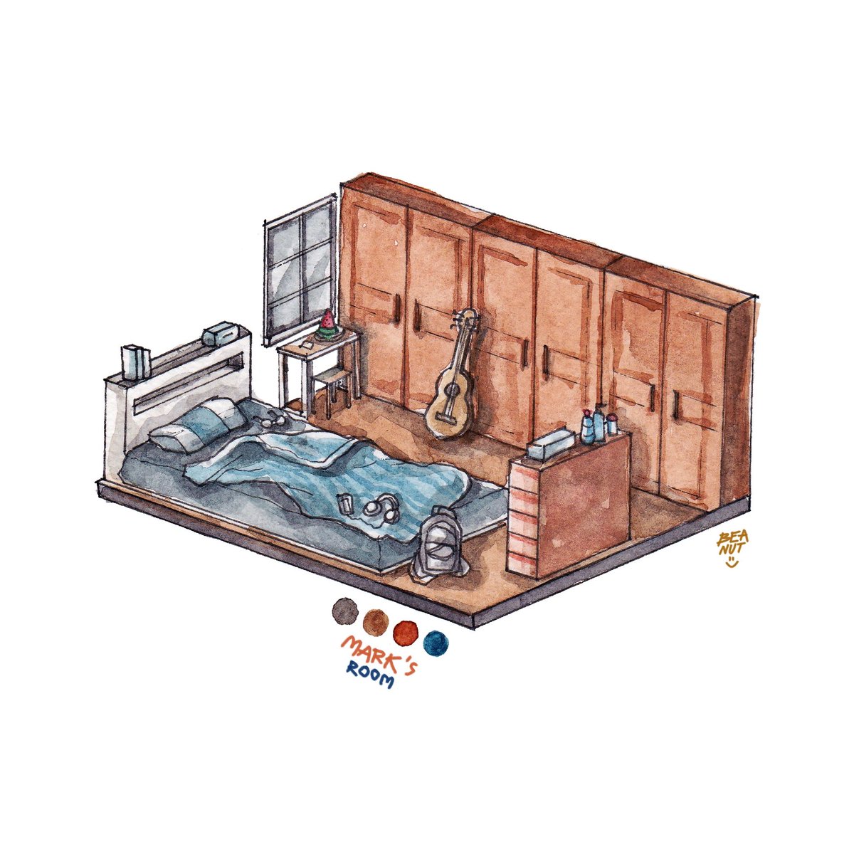 nnaliall's tweet photo. - Bedroom 🌵

#NCT #NCT127 #NCTFanart https://t.co/62ROvfh6SK