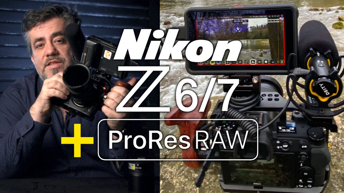 epampuri's tweet photo. Première vidéo à qui cause du #ProResRaw avec les #Z6 et #Z7 sur le #NinjaV un vrai Tuto, ça cause de wide gamut et de #HDR de #12bits et de #FCPX ... j’attend vos retours https://t.co/hvwDHKt9Et https://t.co/9wUCMtVPt9