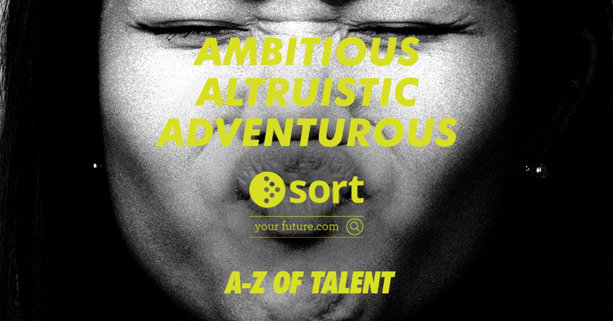 sortyourfuture's tweet photo. AMBITIOUS / ALTRUISTIC / ADVENTUROUS
https://t.co/FZVRykuwmn - The A-Z of TALENT 😎
#wearesort #discover #opportunities #career #jobs #apprenticeships https://t.co/rJG9gu8DzF
