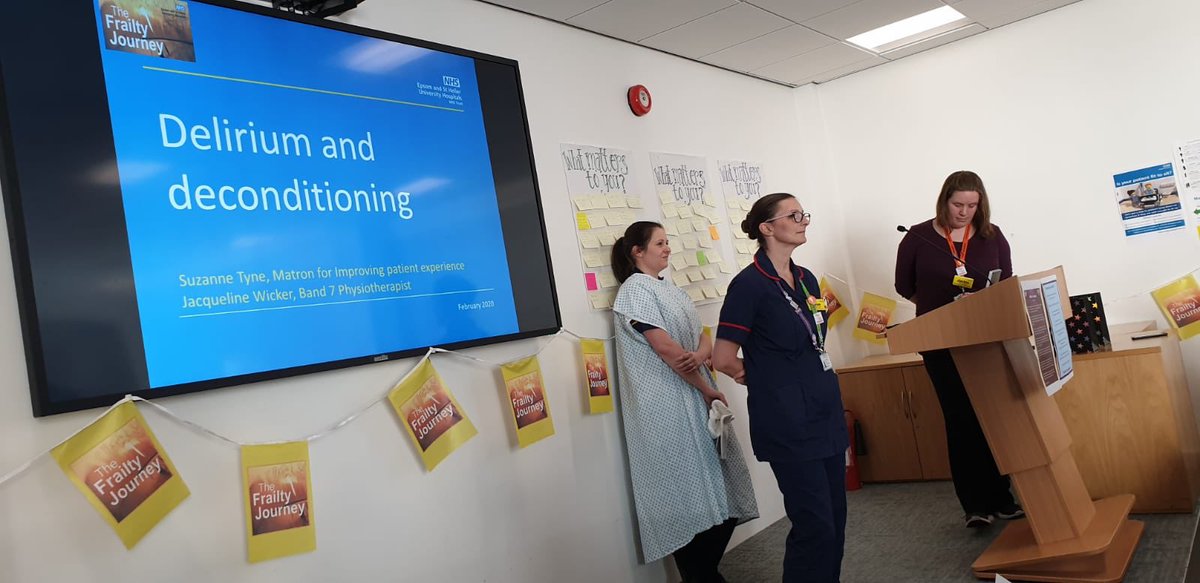 ESTH Frailty (@esthfrailty) on Twitter photo Jackie and Sue talk about deconditioning “illness doesn’t mean stillness’ they say......so get up, get dressed, get moving! #readysteadygo #endPJparalysis <a href="/AcuteFrailty/">Acute Frailty Network</a> Jackie and Sue talk about deconditioning “illness doesn’t mean stillness’ they say......so get up, get dressed, get moving! #readysteadygo #endPJparalysis <a href="/AcuteFrailty/">Acute Frailty Network</a>