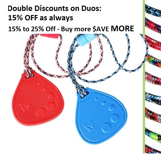 LornadEnt's tweet photo. $AVE 15% on #SentioCHEWS DUOS🌈
🇺🇸USA >SAVE 25% MORE w/ strong US Dollar 🇺🇸
*Gender neutral for kids, teens, adults
*#Chew #fidget #bite while looking COOL
*Free of BPA, metals & latex
*Choice of 24" Breakaway Lanyards
https://t.co/VsXOR5Q6ht https://t.co/tlhKbrDz3x