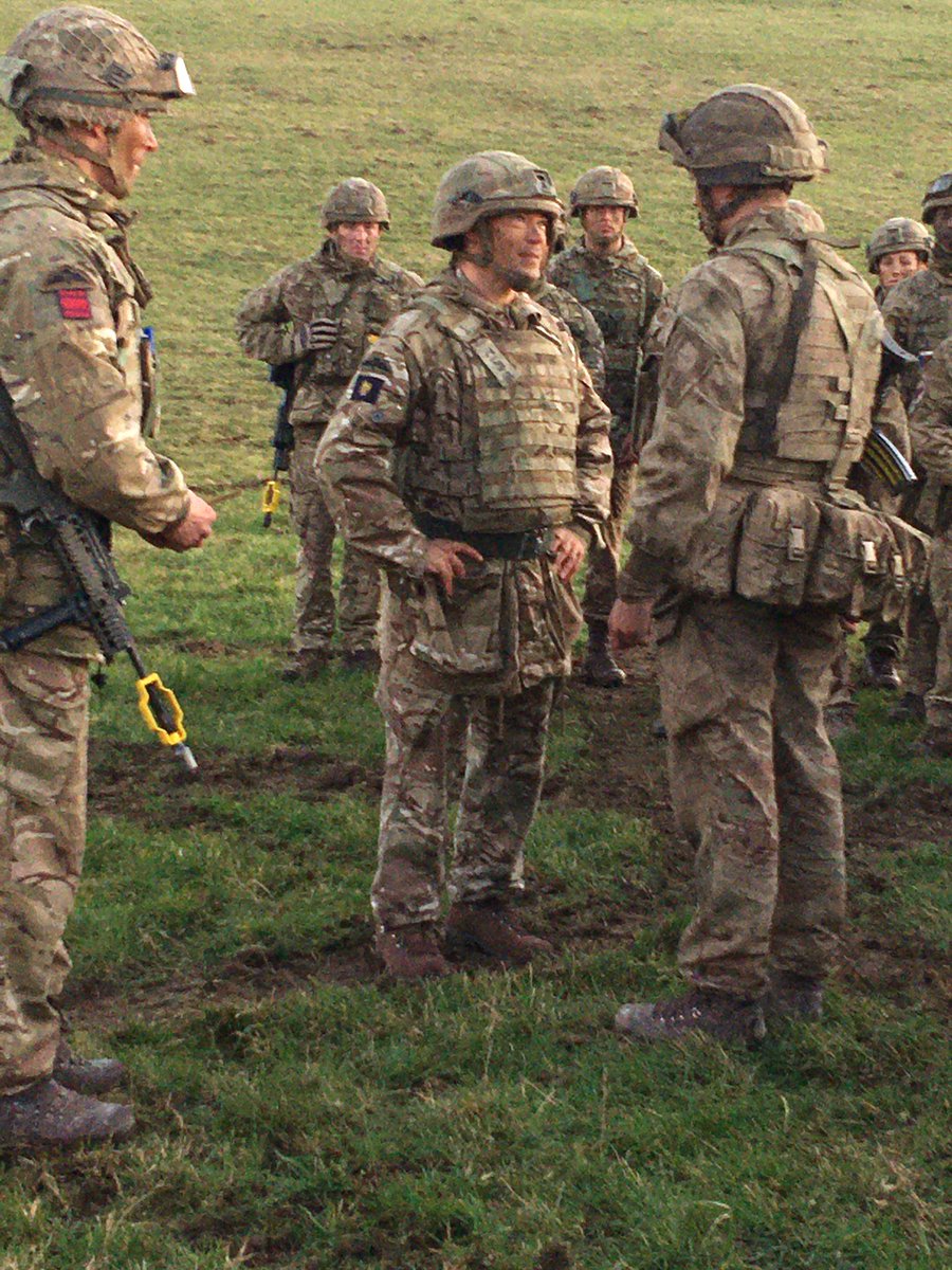 22EngrRegt's tweet photo. Delighted to host @dom_biddick &amp; @IRON918 to see first-hand @OC_5AES training progression to validate as #ArmouredSappers prior to supporting @CO_5RIFLES in @BATUSCanada &amp; Estonia, and visit @6HQandSpSqn UAS engr recce trial. Spr R &amp; Cpl F two worthy recipients of Comd 20X coins. https://t.co/xGmLjicDeO