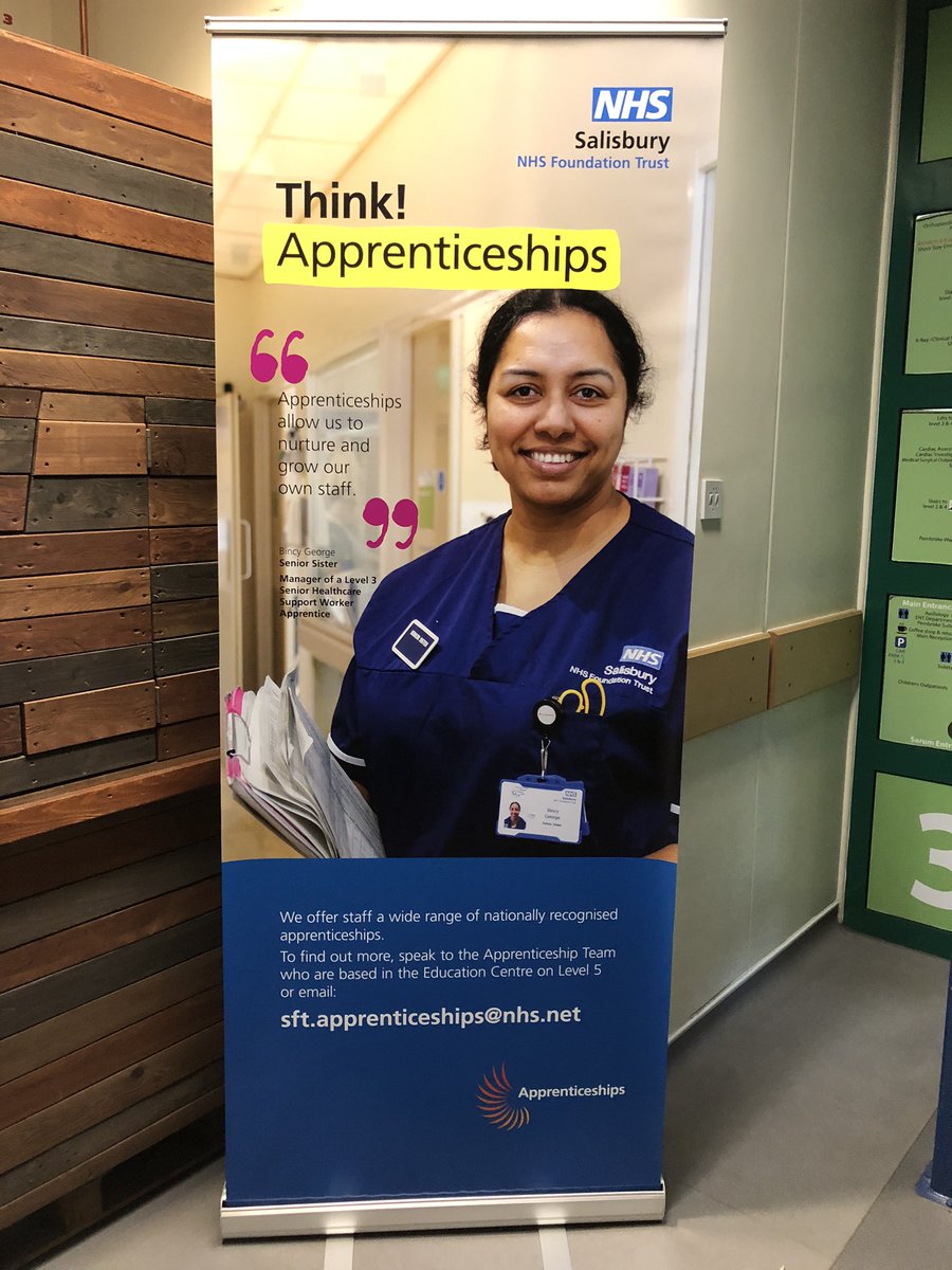 SimonWardPhoto's tweet photo. Last week we were invited by @SalisburyNHS to photograph some of it's staff taking part in @sftapprenticeships
Here's the finished result.  Thx to the comms team at SDH for sending the graphics.
@SDHRecruitment @EducationSft
 #apprenticeships #NationalApprenticeshipWeek #NAW2020 https://t.co/GnHsBMwgXB