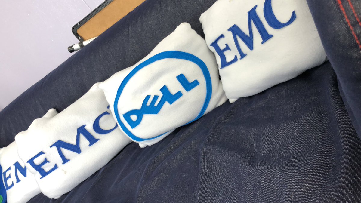 AClarkDell's tweet photo. Loving the @DellTechPartner cushions @101DataSolution #dellpartners #EMCpartners https://t.co/Qd0uZctjD9