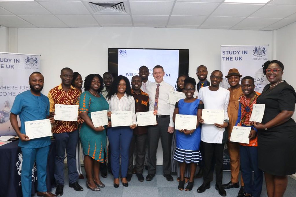 walkeriain's tweet photo. Great to welcome back 22 Chevening Scholars having completed their post-graduate scholarships in the UK. 

After deepening their expertise &amp; broadening their networks, I’m looking forward to learning from them &amp; spending time together in period ahead.

#Chevening https://t.co/OG7LDJvvZB