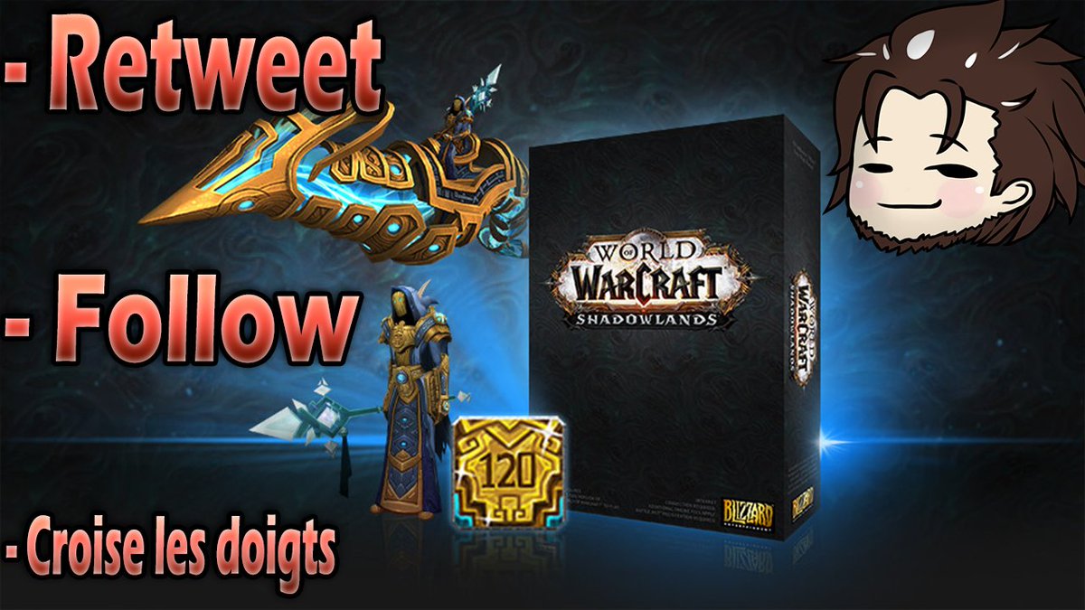 Nalfeiinn's tweet photo. ❗️CONCOURS❗️

Troisième et dernier concours à l'approche des 20K abonnés Youtube !
Je vous offre une chance de gagner l'HEROIC EDITION de SHADOWLANDS grâce à @Warcraft_FR ! 💚

Pour participer :
- ✅Follow @Nalfeiinn
- 🔄Retweet

🗓️T.A.S. le 17.02.20 !

Bonne chance à tous ! 🔥 https://t.co/4TU3PVqzS4