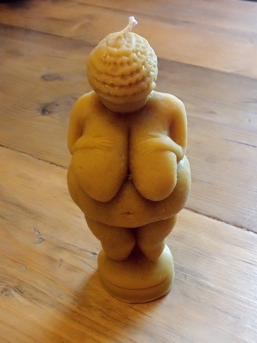 DeepFriedDNA's tweet photo. It's my wife's birthday today so I got her a lovely beeswax candle. #ritualobject https://t.co/kMBVG2Segp