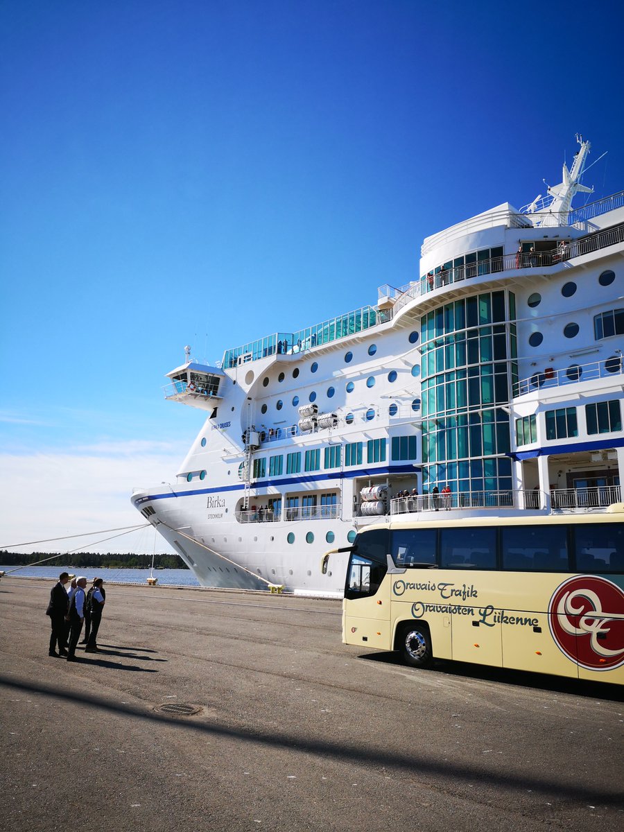 Lehdistötiedote/Pressmeddelande:
Yhä useampi kansainvälinen risteilyalus vierailee Vaasan seudulla kesällä 2020! Fler utländska kryssningsfartyg besöker Vasaregionen sommaren 2020!

Tässä yksi niistä: