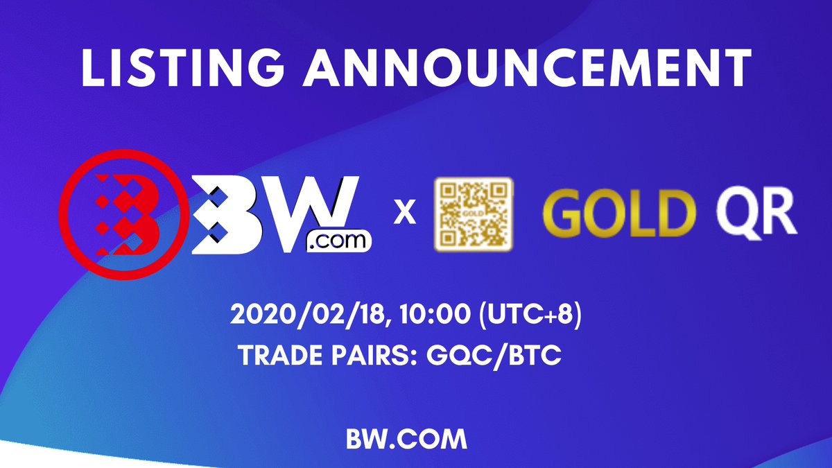 bw_India_'s tweet photo. @BWWord will list GoldQR(https://t.co/3E6NfsSuu6) on 18th Feb with GQC/BTC pair. Learn more: https://t.co/FKzdmnttoz https://t.co/MIV0kuH0Hz