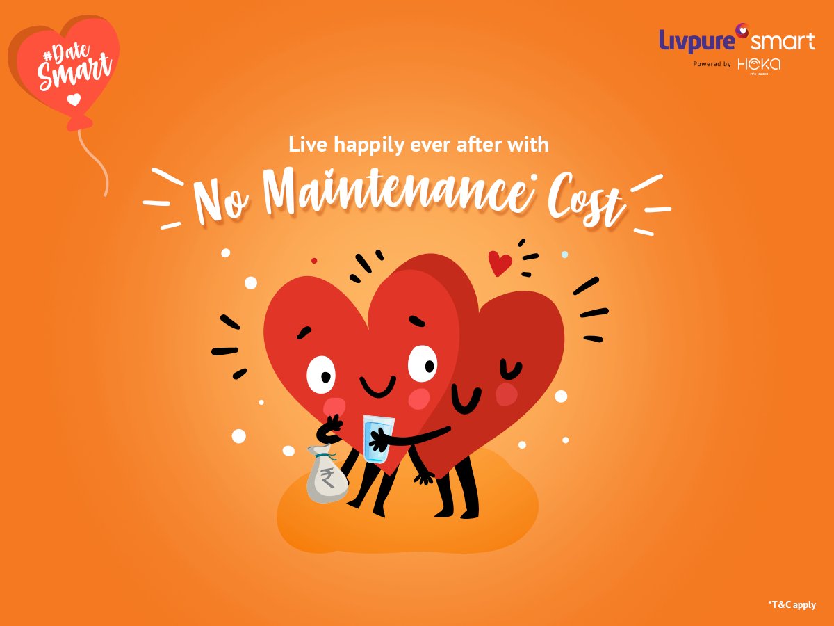 LivpureSmart's tweet image. Here’s a fairytale for you - avail of purified water at No Maintenance Cost, for as long as you want. 
Get #DateSmart with Livpure Smart today: bit.ly/livpuresmartsu…