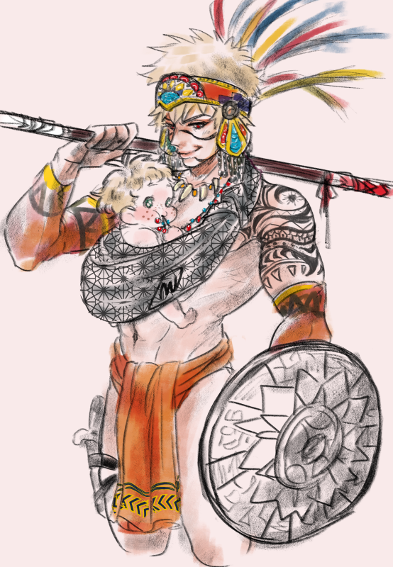 spiced_covfee's tweet photo. papa katsuki just wants to show his new babu how wonderful life is! ☺️
inspired by @GlamourWeeb's tweet uwu
 https://t.co/Qtjq3EWCJe https://t.co/91ngwRDtPa