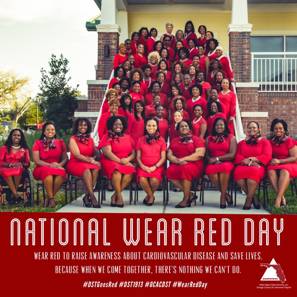OCACFLDST's tweet photo. Wear red to raise awareness about cardiovascular disease and save lives. Because when we come together, there’s nothing we can’t do.
#DSTGoesRed #DST1913 #OCACDST #WearRedDay
@dstinc1913 @southerndst1913 @American_Heart https://t.co/h4FmuEUDP0