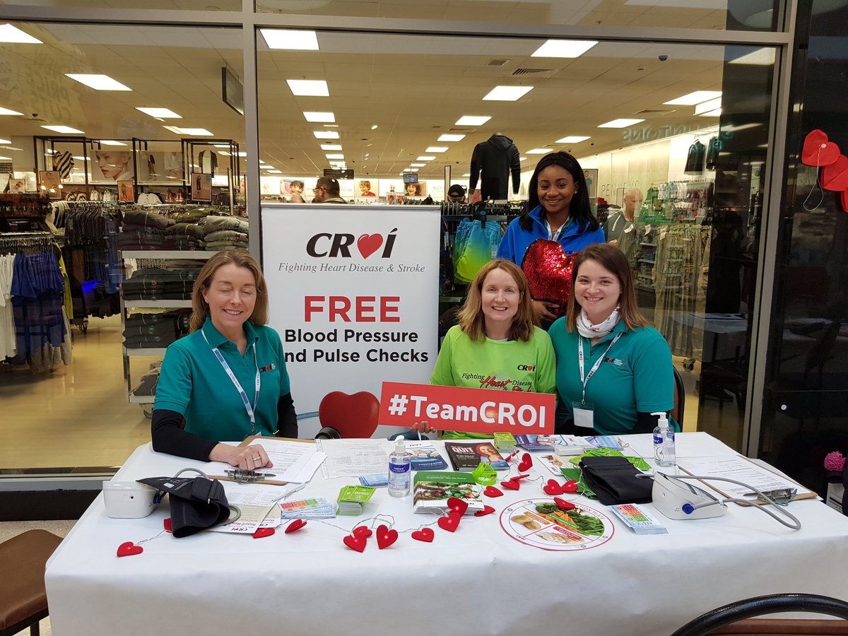 anniecostelloe's tweet photo. #Teamcroí offering FREE  #HeartHealthChecks in Castlebar with #KavanaghGroup Supervalu today.#Charityoftheyear @CroiHeartStroke https://t.co/pGwT7XeIIu