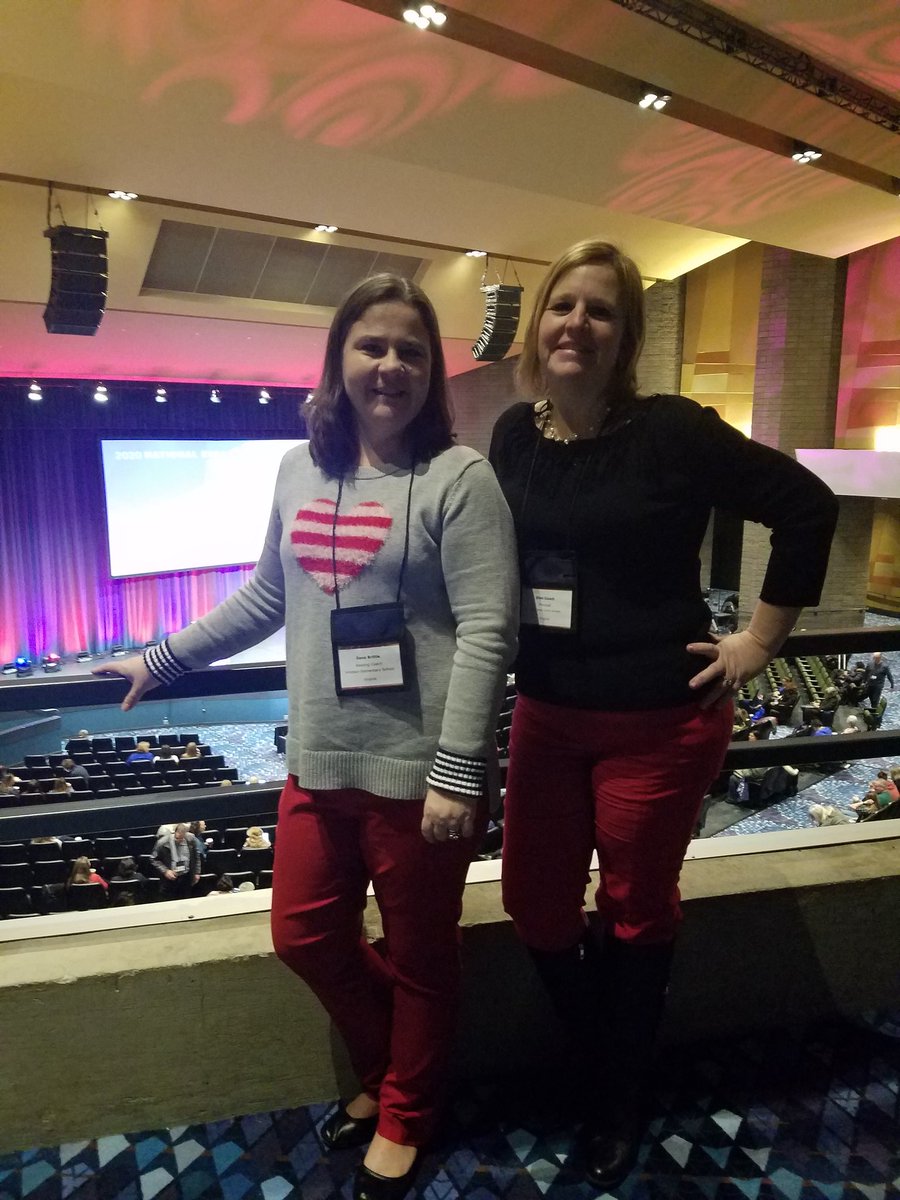 We are wearing red from Atlanta!!!!❤❤❤  We have had an awesome week of learning at the National ESEA conference: Together for Equity