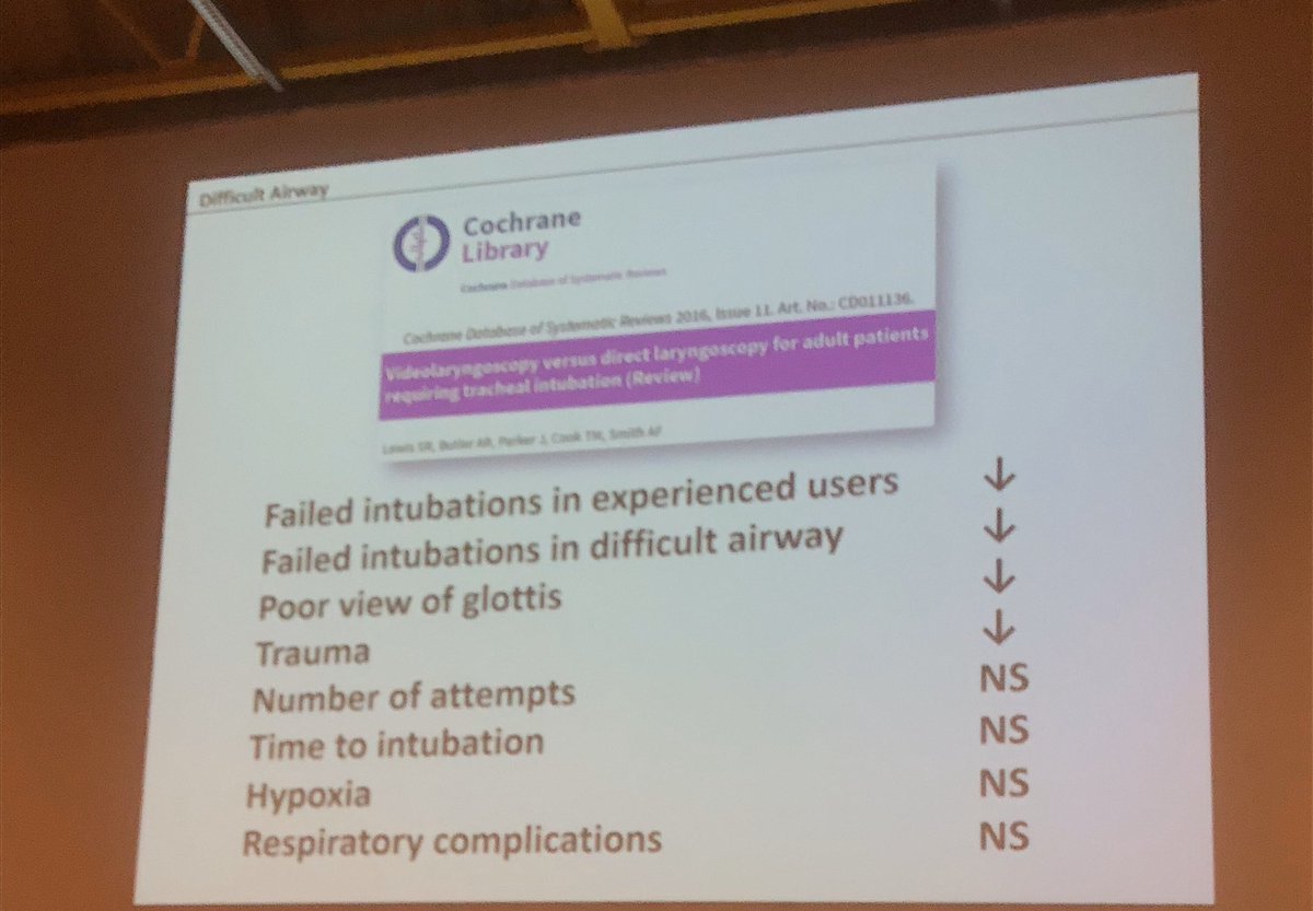 emilysharpe's tweet photo. Benefits of video vs. traditional laryngoscopy. Do you use video laryngoscope as your default airway for General anesthesia for cesarean delivery? 
#BelgiumOBAnes #WinterCongress2020 #OBAnes 
#RobinRussell https://t.co/aosjTMdkCU