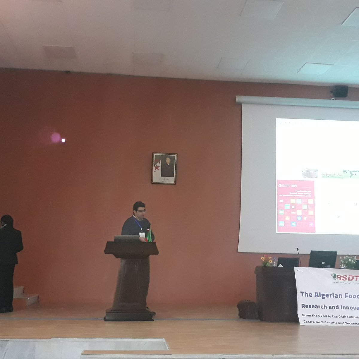 Glad to be invited by #DGRSDT to participate and give a talk at the #Algerian #foodsecurity Research &amp; Innovation Plan at #CRSTRA Biskra.
In my talk I focused on #SDGs in relation to #livestock production. I convey special thanks to <a href="/KamilaGhidouche/">Kamila Ghidouche</a> <a href="/teagasc/">Teagasc</a> <a href="/EI_CareerFit/">Career-FIT & Career-FIT PLUS</a>