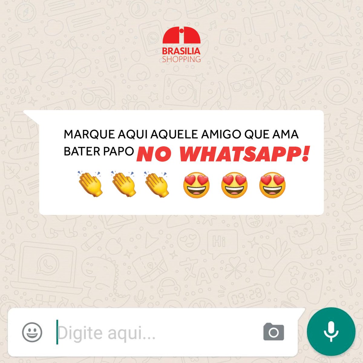 BSB_Shopping's tweet photo. Viciado em WhatsApp? Saiba que você não está sozinho! O aplicativo alcançou a marca histórica de 5 bilhões de instalações no Android e iOS. Além disso o ranking também mostrou que os brasileiros estão em terceiro lugar em quem passa mais tempo conectado. https://t.co/HSBaP7oh2f