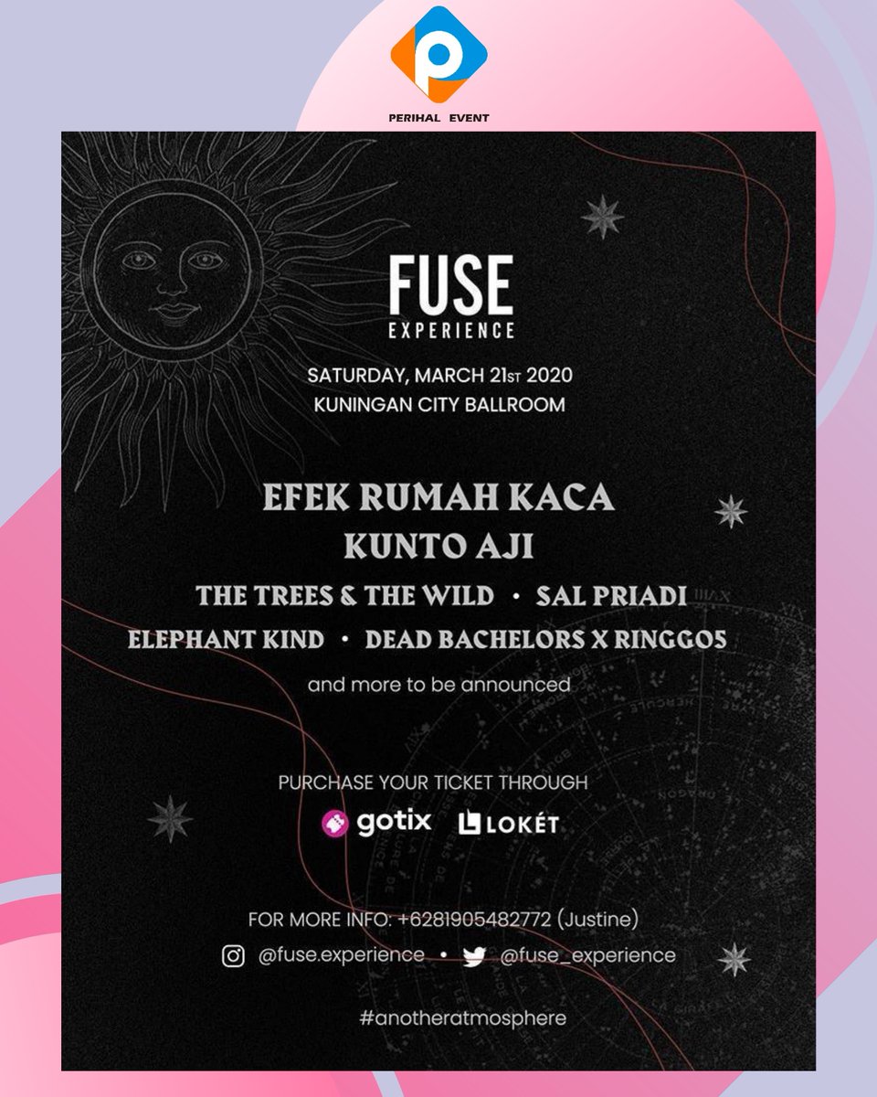 perihalevent's tweet photo. Yuk, siapkan dirimu untuk meluncur ke Kuningan City Ballroom, 21 Maret 2020?
Tiketnya udah bisa dibeli di GO-TIX dengan keyword ‘fuse experience’ atau di https://t.co/Whfofx19BX
Sampai bertemu disana! 👀
@FuseExperience #FuseExperience #AnotherAtmosphere #PerihalEvent https://t.co/NpPeTP36pu
