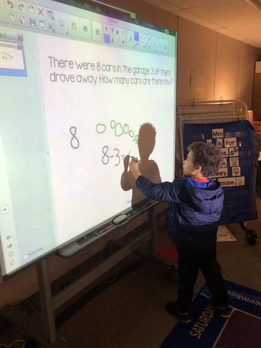 Ashleycraft14's tweet photo. We love using our SmartBoard to show our thinking with our IPS!! #wearedegan https://t.co/OI29VGxaqz