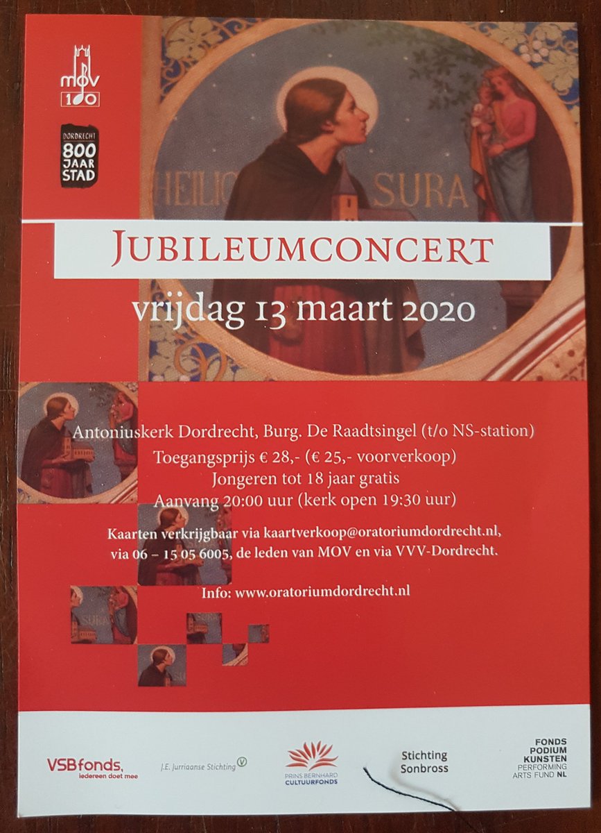 MOVDordrecht's tweet photo. Ons Minisymposium 15 febr as met vrienden @grote_kerk + @VerOudDordrecht in de agenda van @dordrecht800. Met wethouder @pietsleeking en componist Patrick van Deurzen die vertelt over de #Suracantate, waar we ook wat van zingen. Opmaat naar concert 13/3 zie https://t.co/HUXh7m1Ehz https://t.co/1KOEBD2TBV