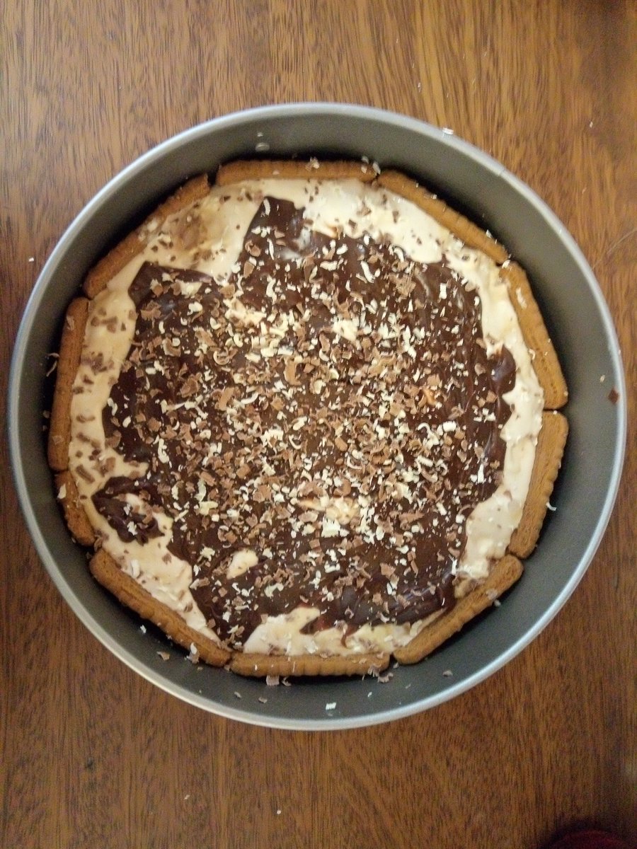 Biscoff ice cream cake.