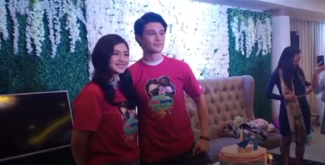 freysthetic's tweet photo. JUST IN: Kaori and Rhys are officially part of the stormies!

P.S ang cute ng shirt!

KAORHYS BLUEHEARTS DAY https://t.co/feQRgDSCEs