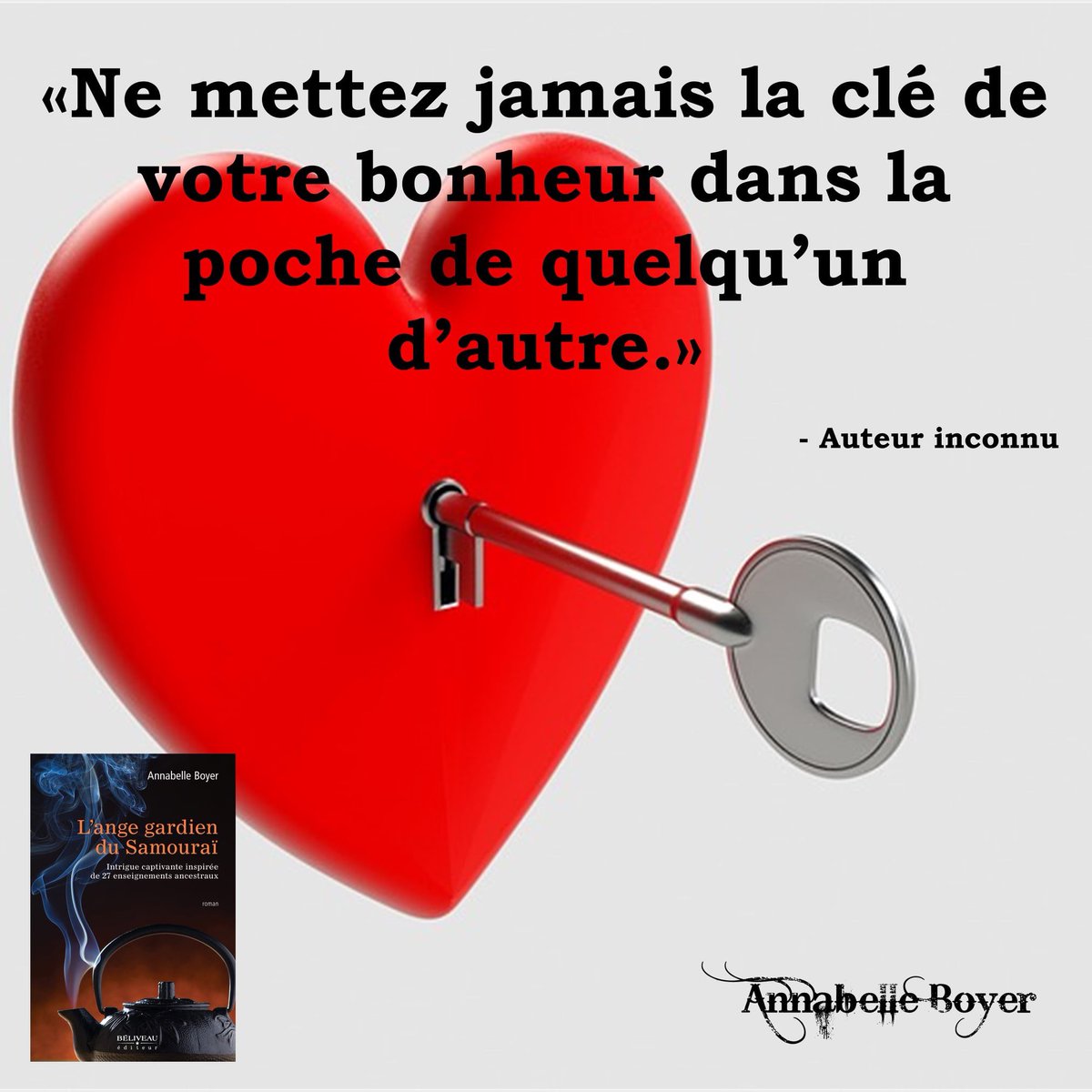 AnnabelleBoyer's tweet photo. #VendrediAffirmationDeSoi Votre bonheur vous appartient.
#CommunicationAuthentique https://t.co/1PR3skQMkU