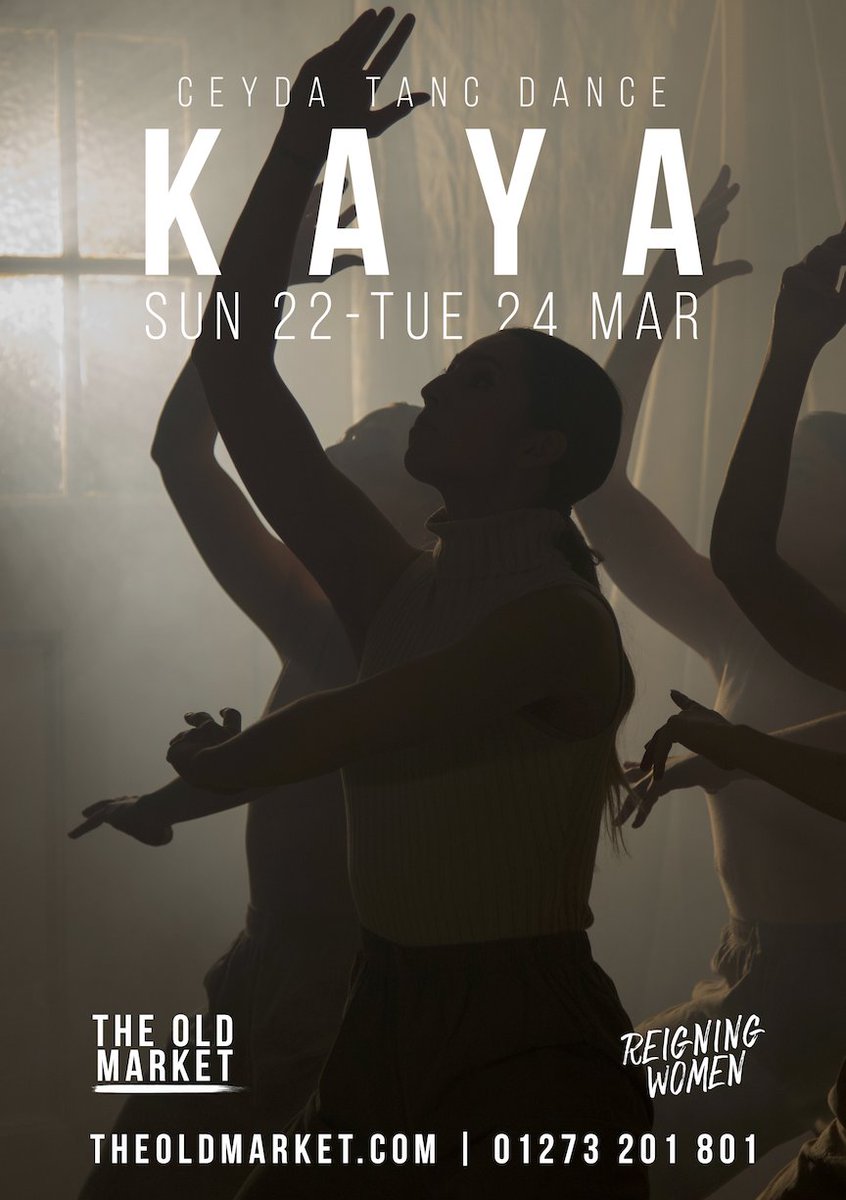 #KAYA is a breathtaking dance piece from Brighton-based  <a href="/CeydaTancDance/">Ceyda Tanc Dance</a>. Fusing traditional Turkish #dance with contemporary styles, this show challenges gender stereotypes and highlights the diversity of British culture. 

Part of #ReigningWomen

More: bit.ly/KayaTOM