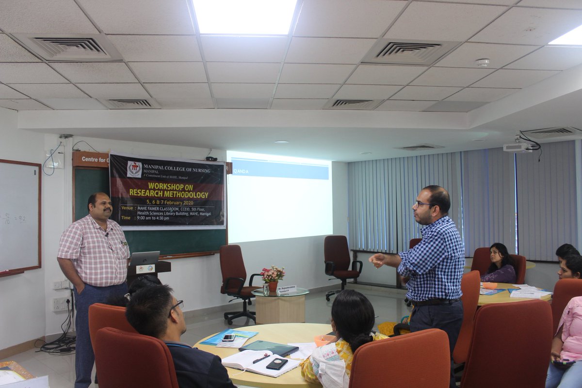 MconManipal's tweet photo. Three days of interactive session on #ResearchMethodology organized by @MconManipal @ManipalUni, comes to an end today. Only to begin with bright ideas and better research from the young and budding participants of these workshop. #research #search #workshop #NewLearning https://t.co/cZAXC94Y7A