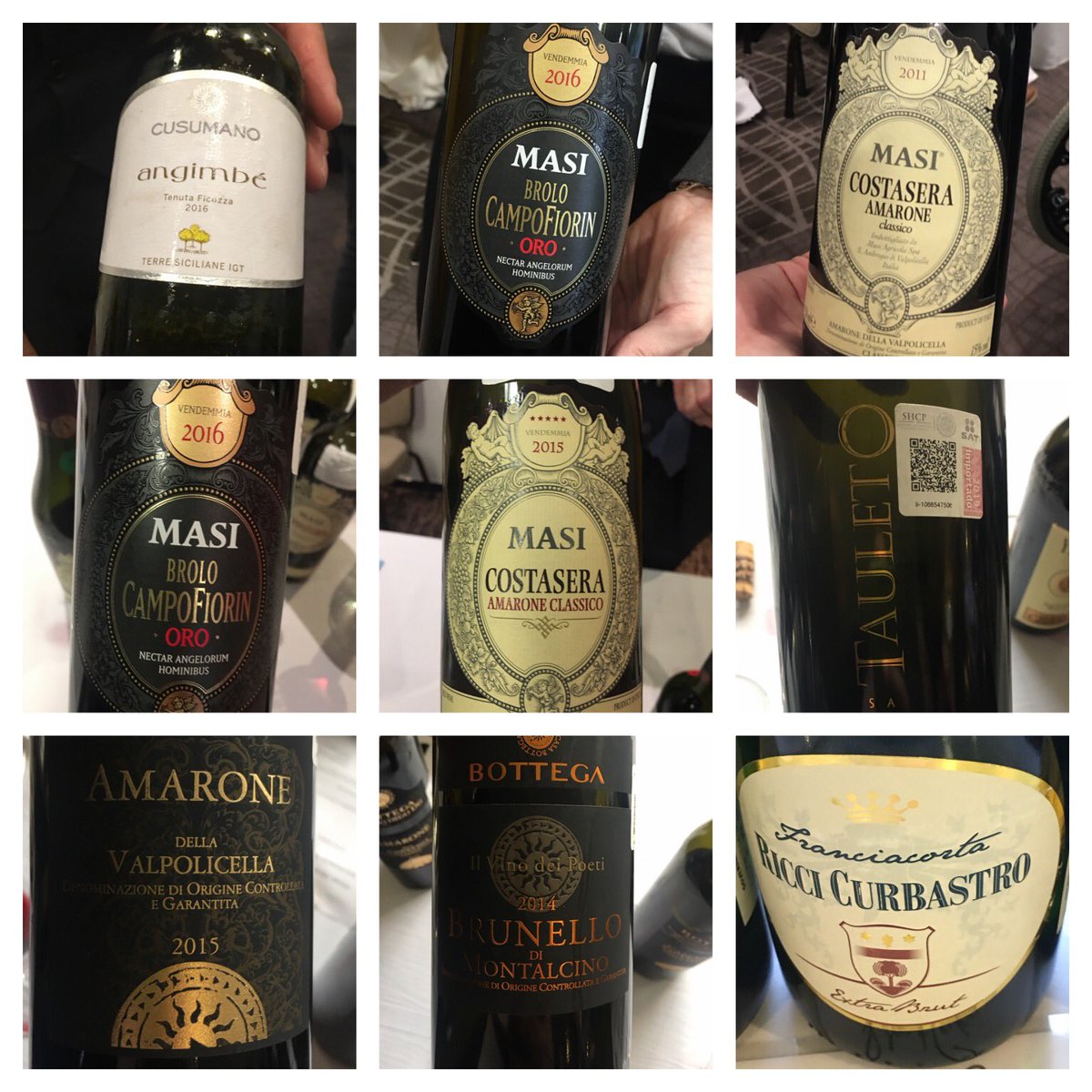 amor_tinto's tweet photo. Algunos de los excelentes vinos italianos que probamos ayer en Simply Italian Great Wines #winelover #Italia #ItalianWines #cheers #Italy #SimplyItalian https://t.co/7pMc6jOKFd