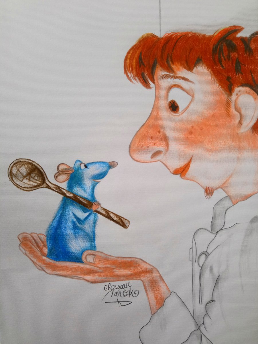Hossam77202142's tweet photo. Ratatouille ❤️
My drawing 🌸 https://t.co/O5KU7qLhMN