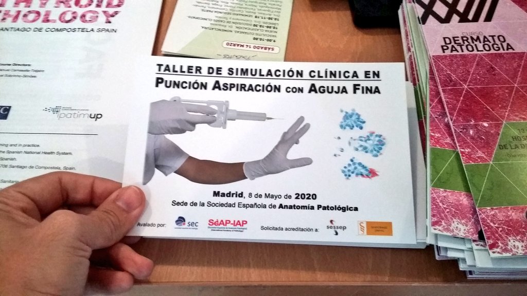 edusqo's tweet photo. Que mejor sitio ➡ #SEAP2020... y mejor día ➡ #FNAFriday para presentar el Taller de Simulación Clínica en Punción Aspiración con Aguja Fina 💉. Será el viernes 8 de Mayo de 2020, en Madrid.
Más información ➡ WWWWWWW
#MedEd #SegPac #PAAF https://t.co/LH122sM3f4