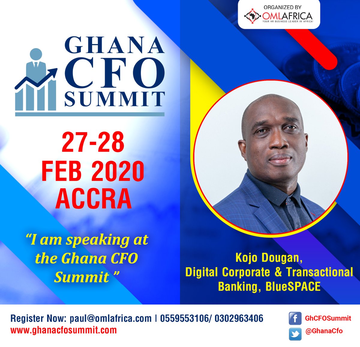 paulasinor's tweet photo. Ghana CFO Summit 2020-The finance function globally has transformed and evolved into technological and digital platforms! The CFO of today has a lot more responsibilities and challenges in their way. Come and learn from other elite executive peers https://t.co/CUk9iPC8pr https://t.co/vMgbWycbsO