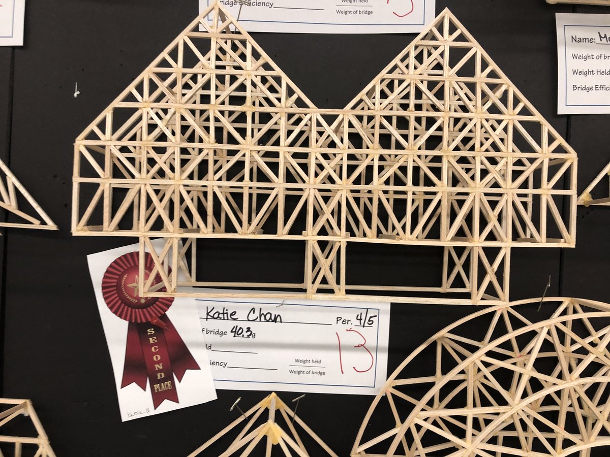 obhscad's tweet photo. Class Favorites!  Students voted these the best designed and potentially the strongest!  Only time will tell. #obhs #SeptaOldbridge #obSupCitandino #fazio https://t.co/CJiqj0najq