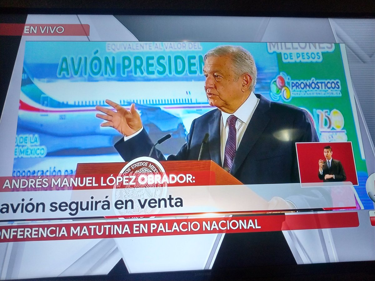 Antena21noticia's tweet photo. #ULTIMAHORA #Sinprecedente Se rifará  #AvionPresidencial #lujoso de @EPN en @lotenal con la emisión de 6 millones boletos a $500 cada cachito confirma @lopezobrador_ https://t.co/uL3qeFiKj4