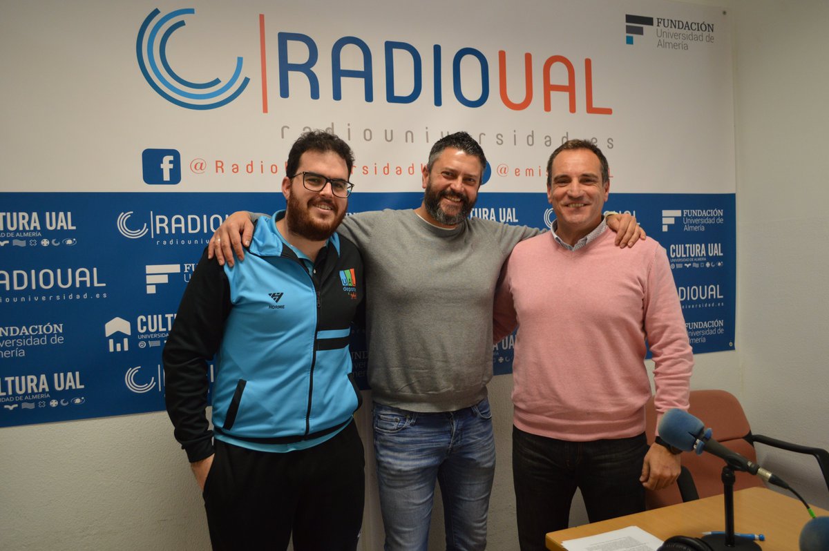 emisoraUAL's tweet photo. No te pierdas el #UALDeportivos de esta semana con Paco Alonso @PacoAlonsoM y Pedro Nuñez @ualdeportes y A.G. desde el otro lado de la puerta 😜y entrevista al vic. de #deportes Escúchalo aquí https://t.co/krXa9QEls6
#deportes @ualmeria @ualescultura #ualsaludable https://t.co/TP0B3gTPBV