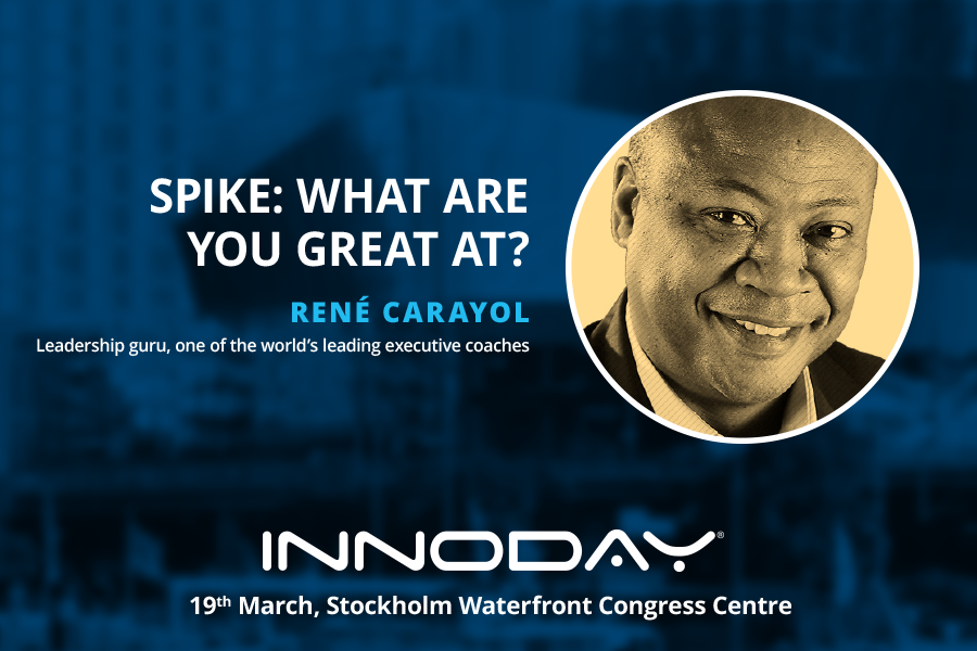 In his inspiring talk SPIKE - What Are You Great At at #INNODAY20 19th March in #stockholm, <a href="/renecarayol/">René Carayol MBE</a> will show how you can find your true inherent strengths and build inclusive, high-performing teams. Learn more &amp; sign up at innoday.se! #ReinventingOrganizations