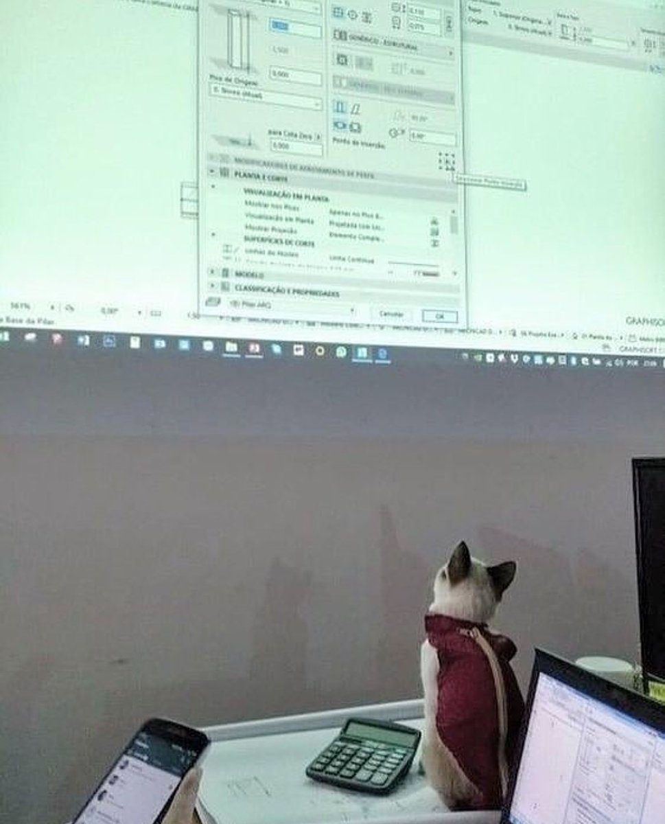 dimensionplus1's tweet photo. You can teach a cat to do anything that it wants to do.๐
#FunFriday #Fun #DIMENSIONPLUS #Graphisoft #ARCHICAD #BIM #OpenBIM #BIMInanInstant #RiseAbove #Dumbcad #ThinkBIMThinkDIMENSIONPLUS #ARCHICADInIndia #Architects #FunnyCat https://t.co/9Kq9mvkVu0