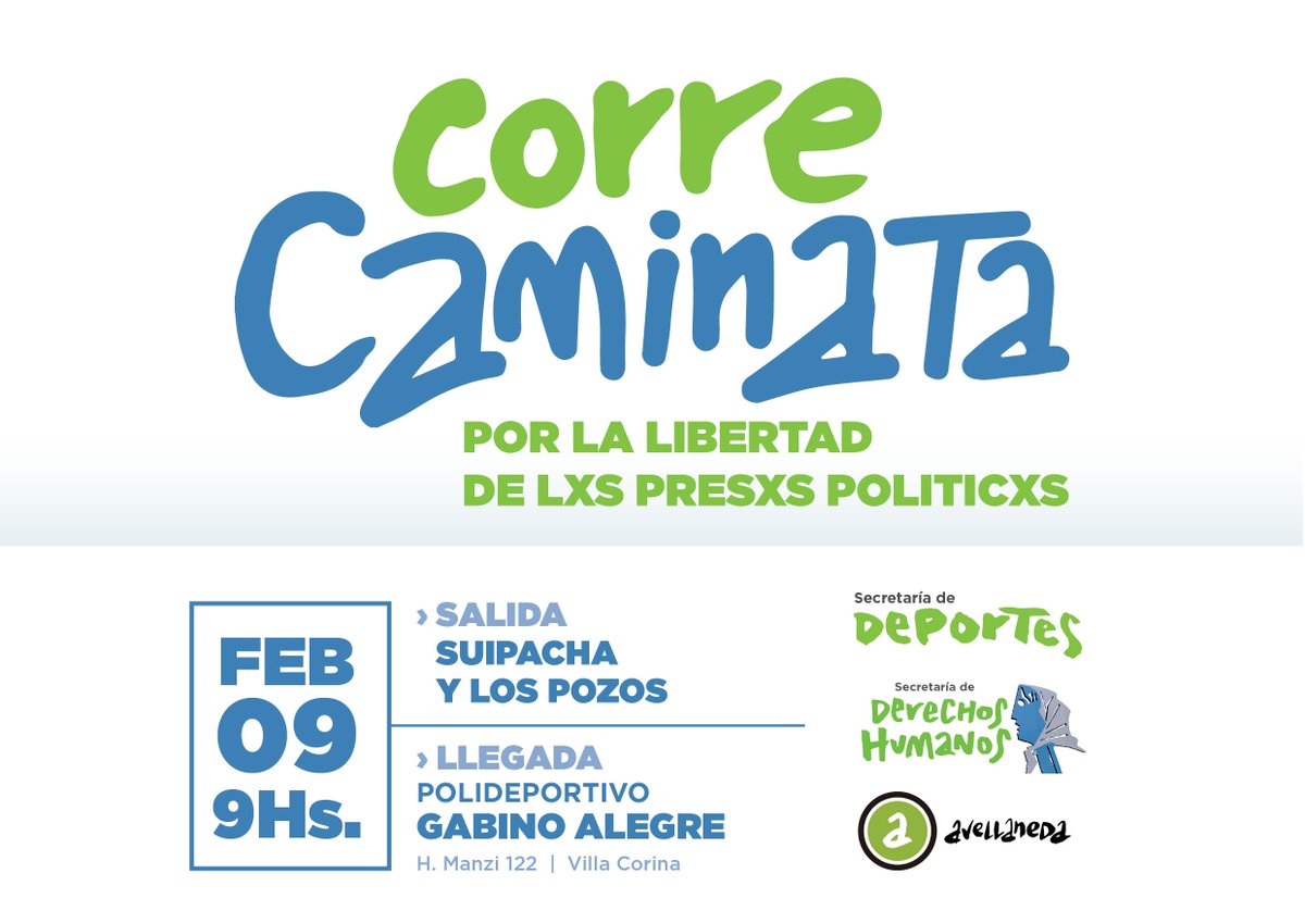 jorgeferraresi's tweet photo. Este domingo en Avellaneda seguiremos pidiendo por la libertad de lxs presxs políticxs. https://t.co/pg1dmuwomY