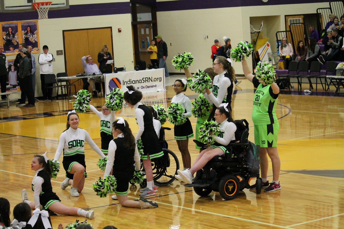 GCchamps's tweet photo. Thank you to all of the @SOHC_IN athletes for a great halftime show at our annual Champions Together night! Shoutout to the student section and fans for their support, it means so much to the athletes. #InclusionRevolution  @ChampsTogether @GCHS_Athletics https://t.co/ZQicfzpm0i