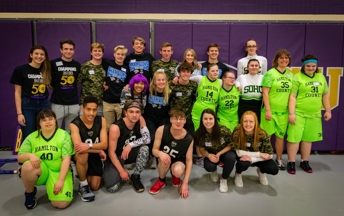 GCchamps's tweet photo. Thank you to all of the @SOHC_IN athletes for a great halftime show at our annual Champions Together night! Shoutout to the student section and fans for their support, it means so much to the athletes. #InclusionRevolution  @ChampsTogether @GCHS_Athletics https://t.co/ZQicfzpm0i