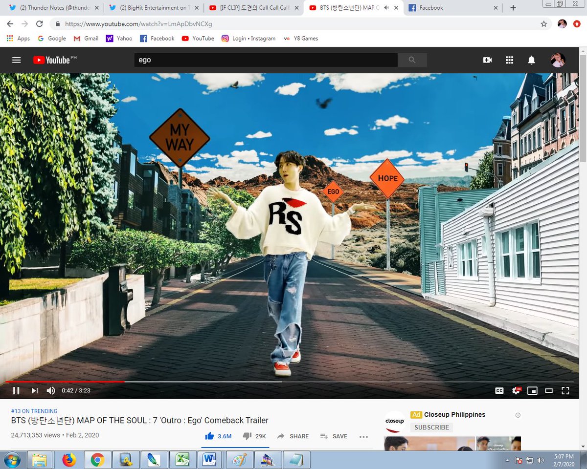 LOUDERTHAN80MBS's tweet photo. @BTS_twt 200107 [fifth day] — #Team🐙 #StreamingPHarty

#MAP_OF_THE_SOUL_7 #EgoIsComing #EGOComebackTrailer @BTS_twt https://t.co/L9qEODOO5s