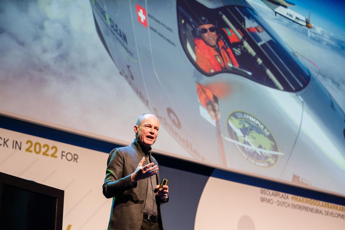 solarplaza's tweet photo. Bertrand Piccard: "I felt like Dumbo, with big wings that nobody wanted to build... But Dumbo became the hero of the circus, and nobody made fun of him anymore."
William Kamkwamba: "Talent is universal, opportunities are not." #MakingSolarBankable https://t.co/wUHCkcGfs2