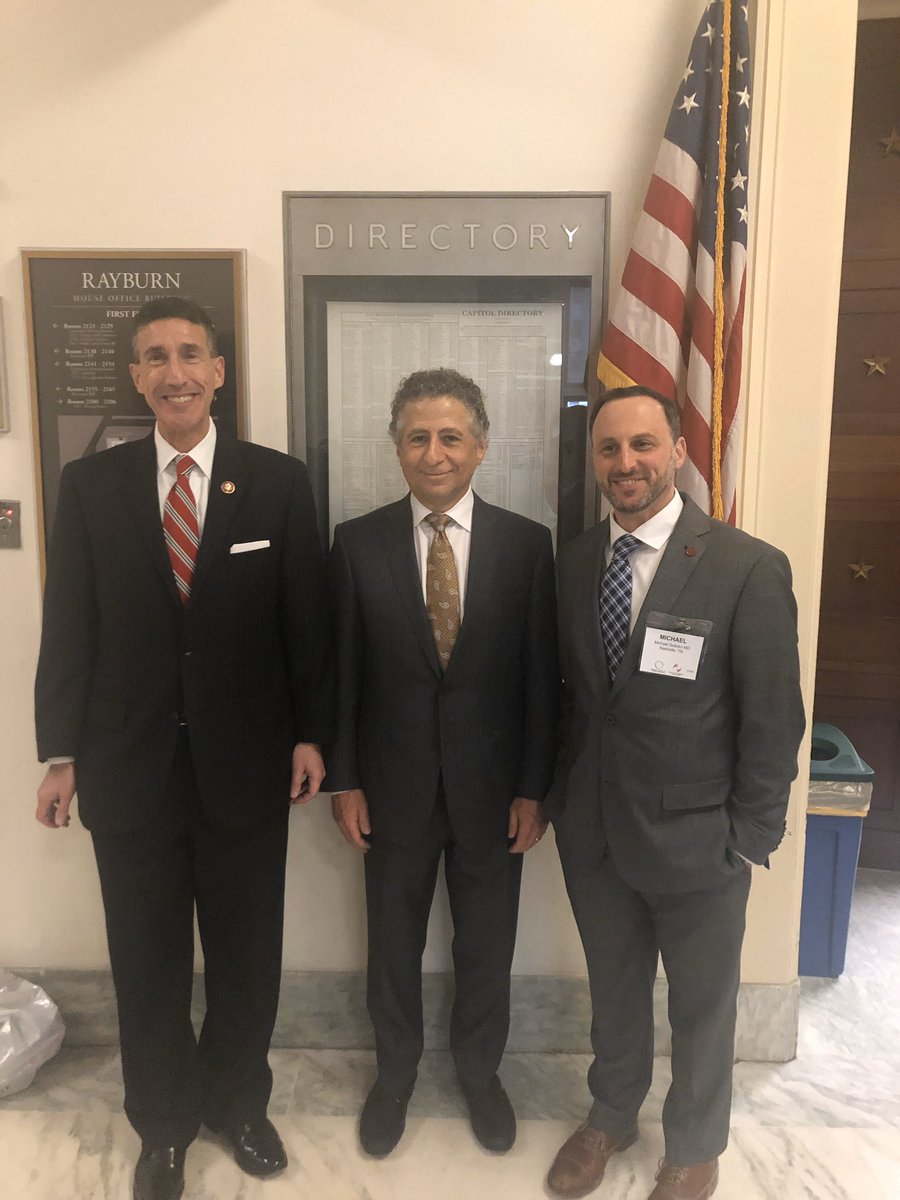 hallway meeting with TN Congressman David Kustoff discussing Ensuring Lasting Smiles Act  #ASPSflyin2020
