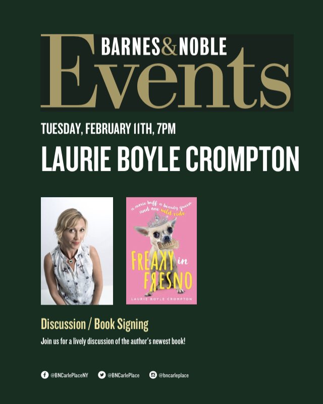 lbcrompton's tweet photo. #booklaunch #authorlife #freakyinfresno @BlinkYABooks @BNBuzz #barnesandnoble #carleplace #LongIsland https://t.co/Gb07Ht0EO6