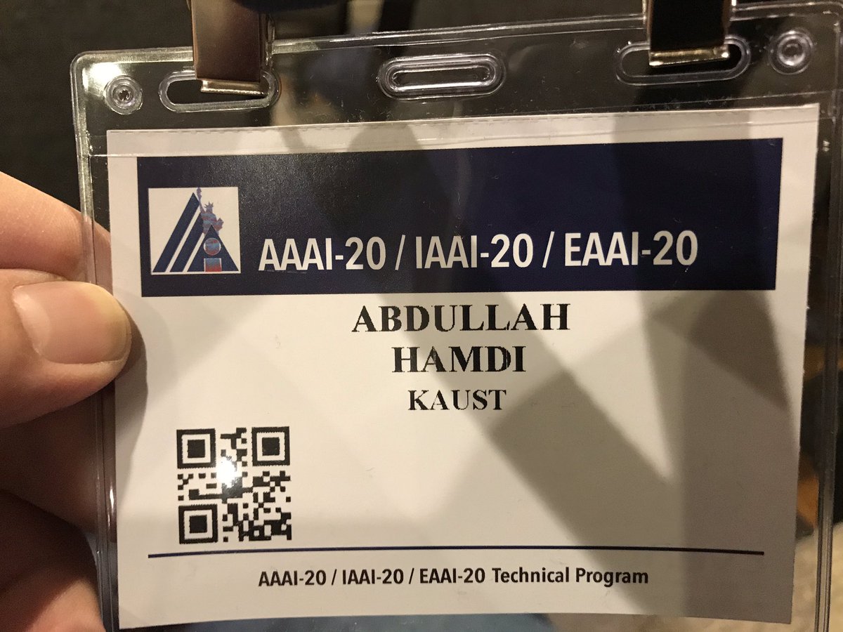 Eng_Hemdi's tweet photo. تبدأ اليوم فعاليات مؤتمر #AAAI20 الرابع والثلاثون في #الذكاء_الإصطناعي في نيويورك ( احد اقدم المؤتمرات في المجال ) . سأعرض ورقة بحثية فيه بإذن الله يوم الإثنين   . 

تحت هذه التغريدة راح احاول ألخص أبرز التقنيات الحديثة ، ورش العمل ،وأي بحوث لفتت انتباهي 

#Thkaa https://t.co/RJLVzEVtkP