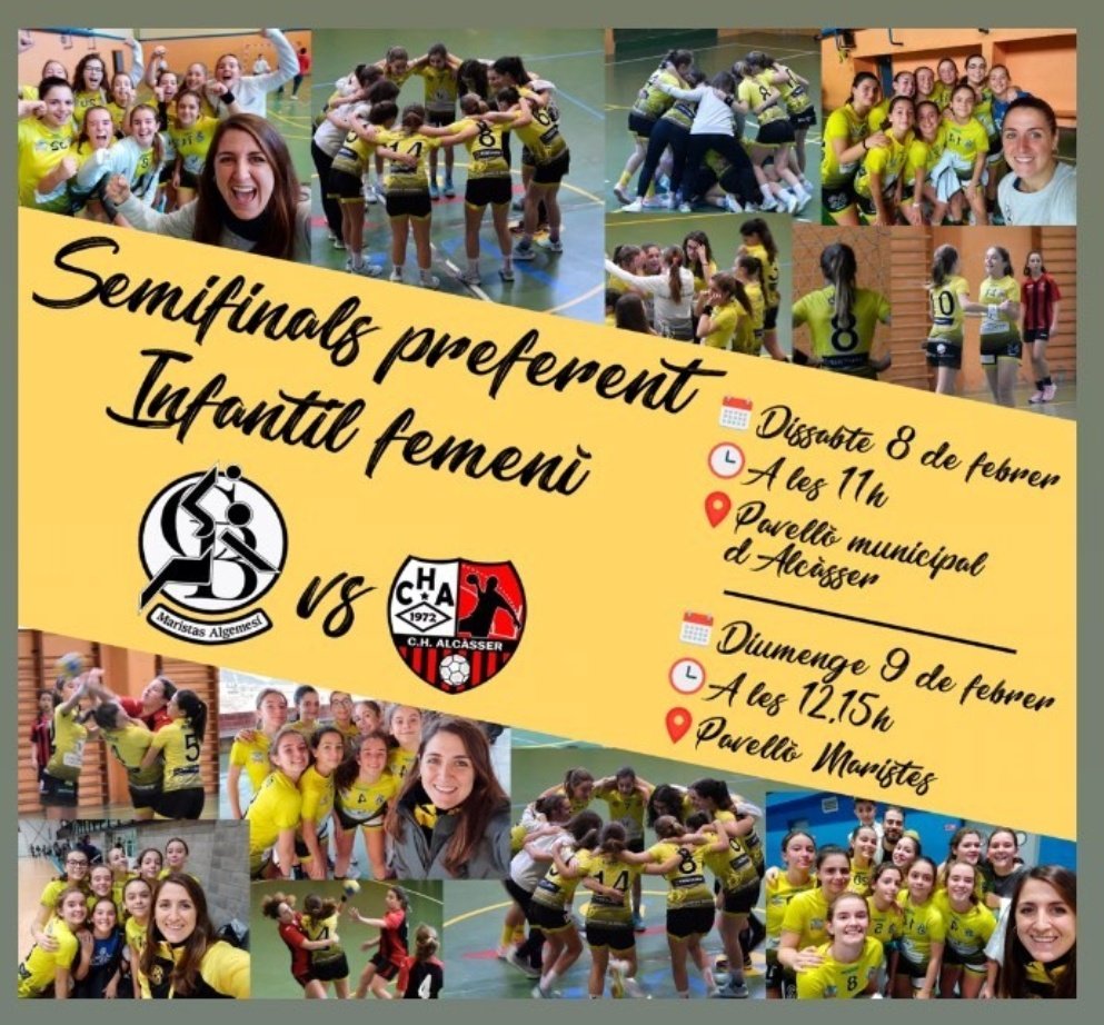 cbmmaristasalge's tweet photo. ¡¡¡Atención a esta eliminatoria entre estos dos equipazos infantiles!!! @cbmmaristasalge 🆚️ @chalcasser    Las chicas de @CristiGeGe lucharán este finde por la final. #GuerreresGroguetes #LaBaseMola https://t.co/WGmiR3hDVO